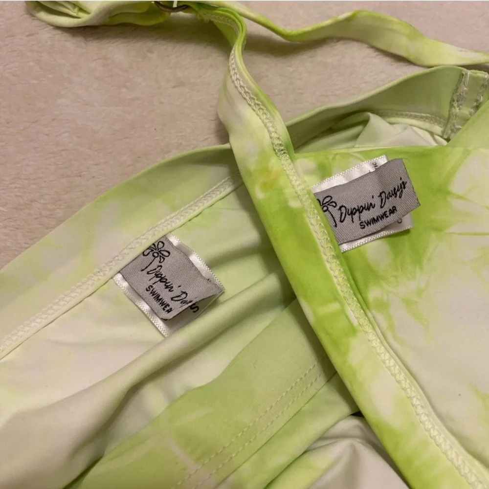 Dippin' Daisy's Neon Green Tie-Dye Bikini